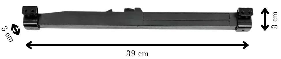 Side view of Soft Close Door Hardware