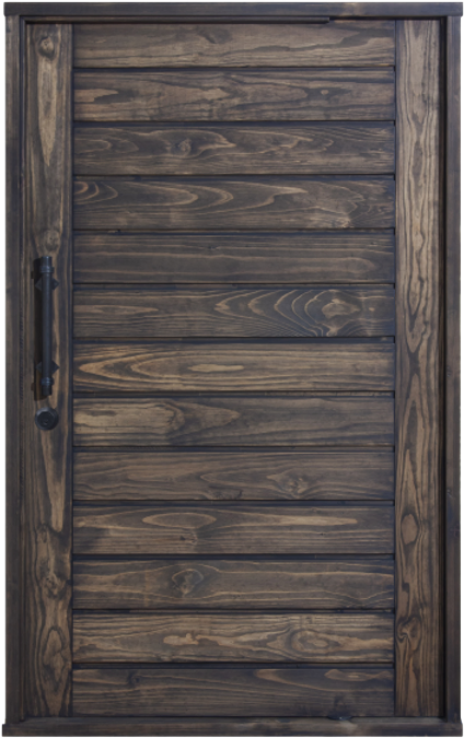 Ebony Horizontal Pivot Door Pre Hung 1200W X 2032