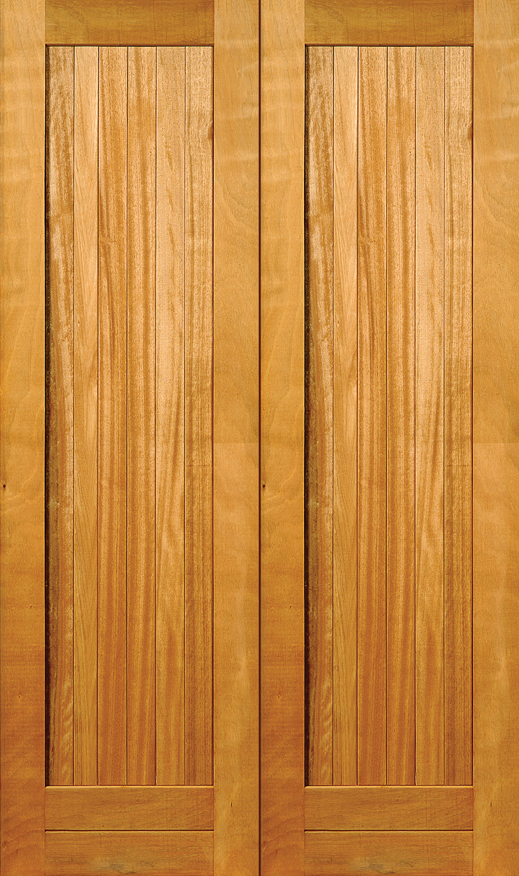 Swartland Winsters PD1/OB pair of open‑back hardwood exterior doors – 1210 x 2032mm (South Africa)