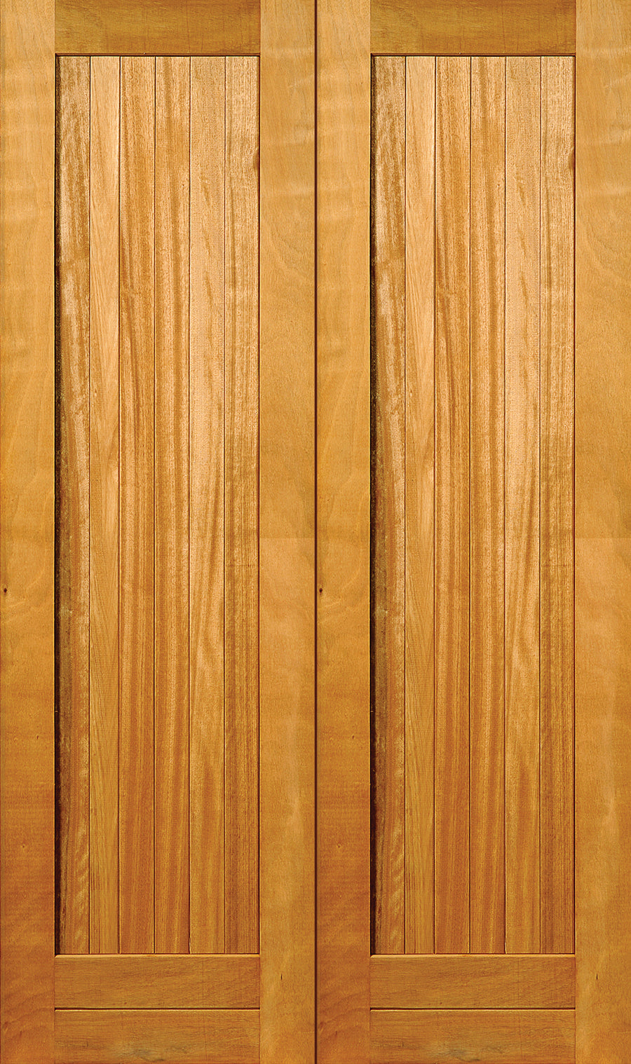 Swartland Winsters PD1/OB pair of open‑back hardwood exterior doors – 1210 x 2032mm (South Africa)