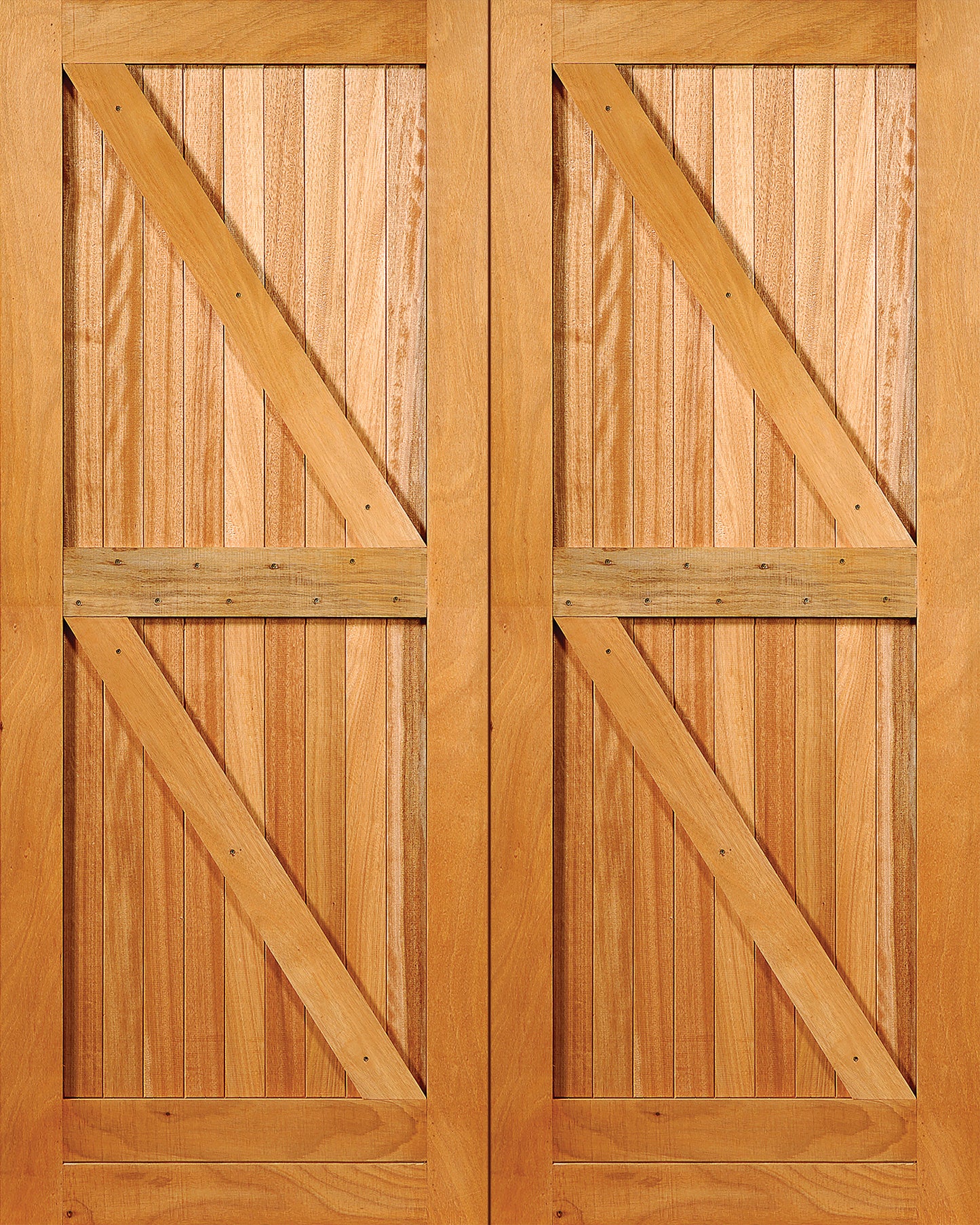 Swartland Winsters PD1/OB rebated pair of SANS approved hardwood exterior doors – 1612 x 2032mm (South Africa)