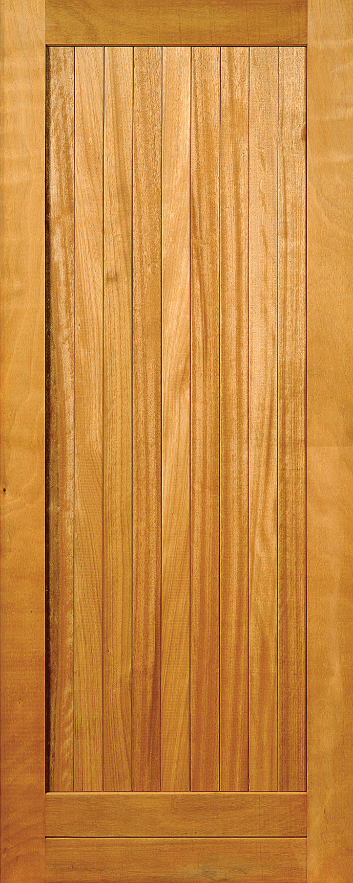 Swartland Winsters PD1/OB open‑back hardwood exterior door, framed ledged & battened – 813 x 2032mm (South Africa