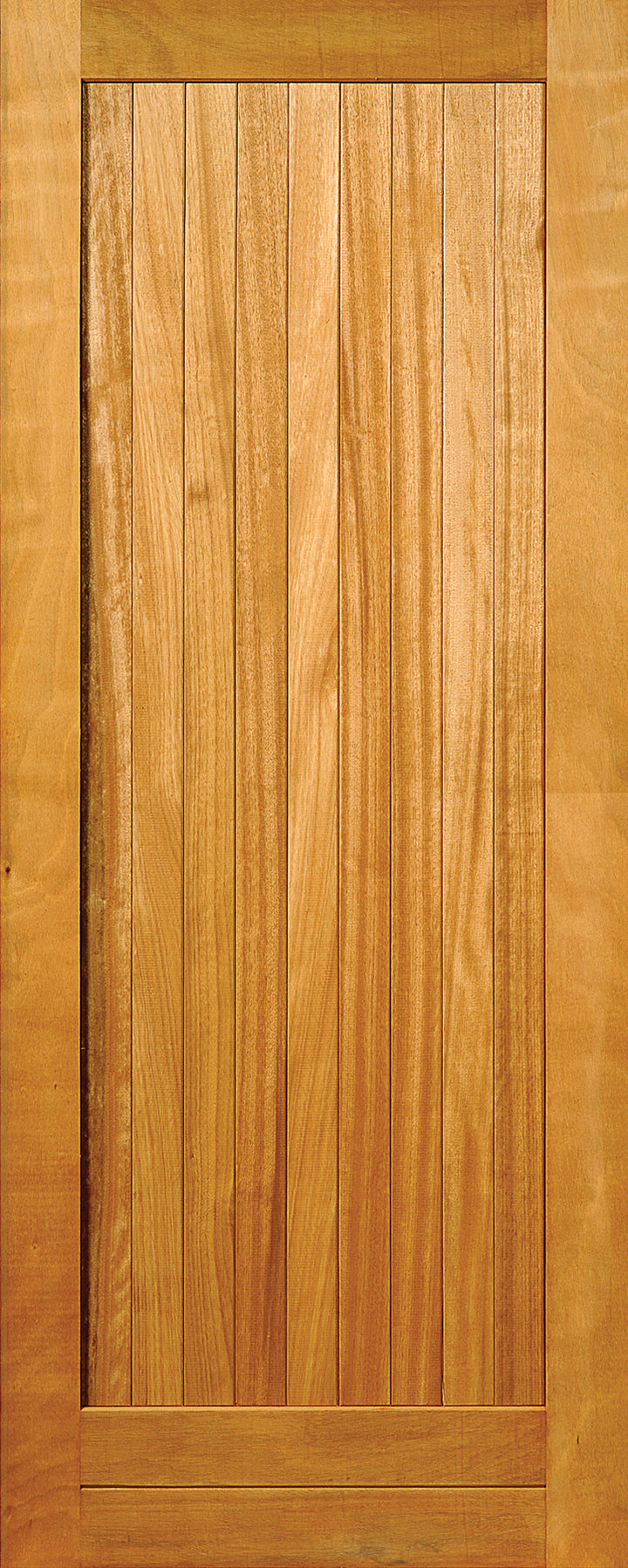 Swartland Winsters PD1/OB open‑back hardwood exterior door, framed ledged & battened – 813 x 2032mm (South Africa