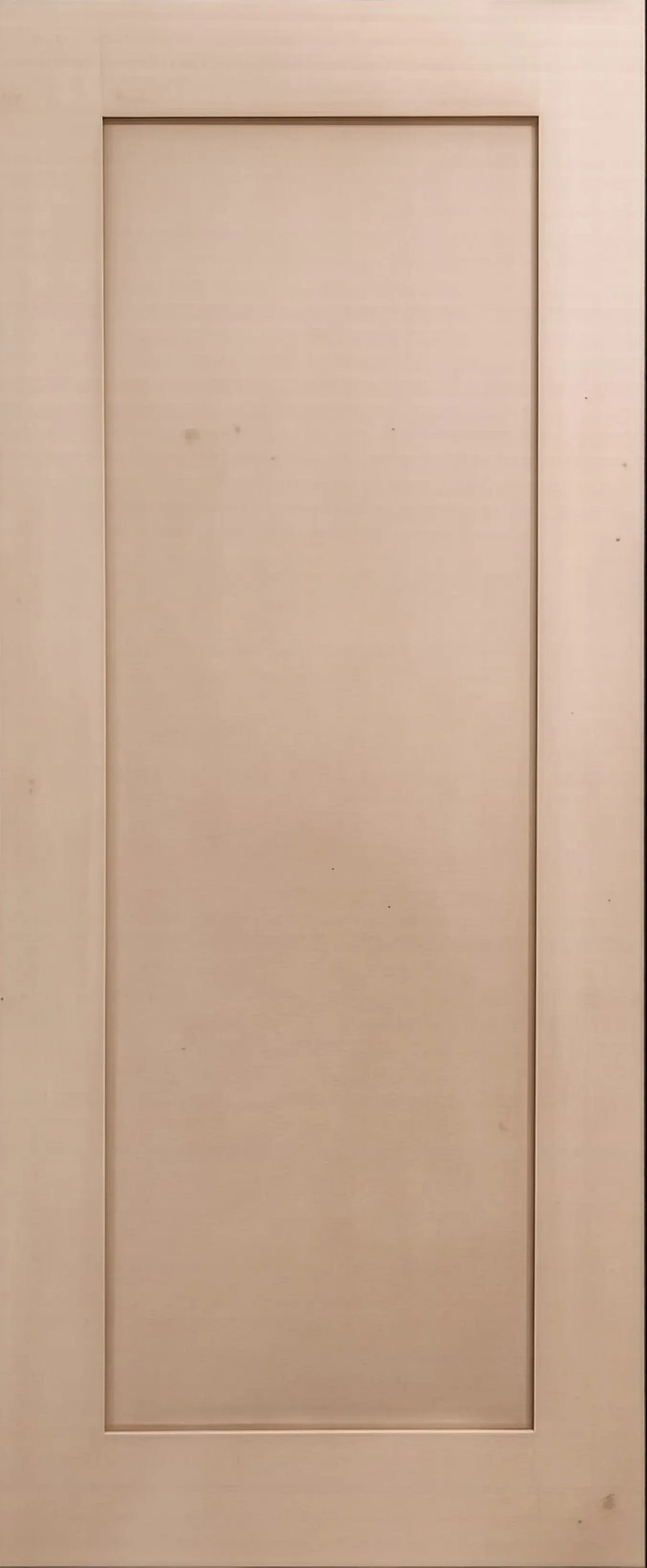 MDF medium-duty 1 panel shaker door with recessed centre panel, supplied unfinished, 813 × 2032mm