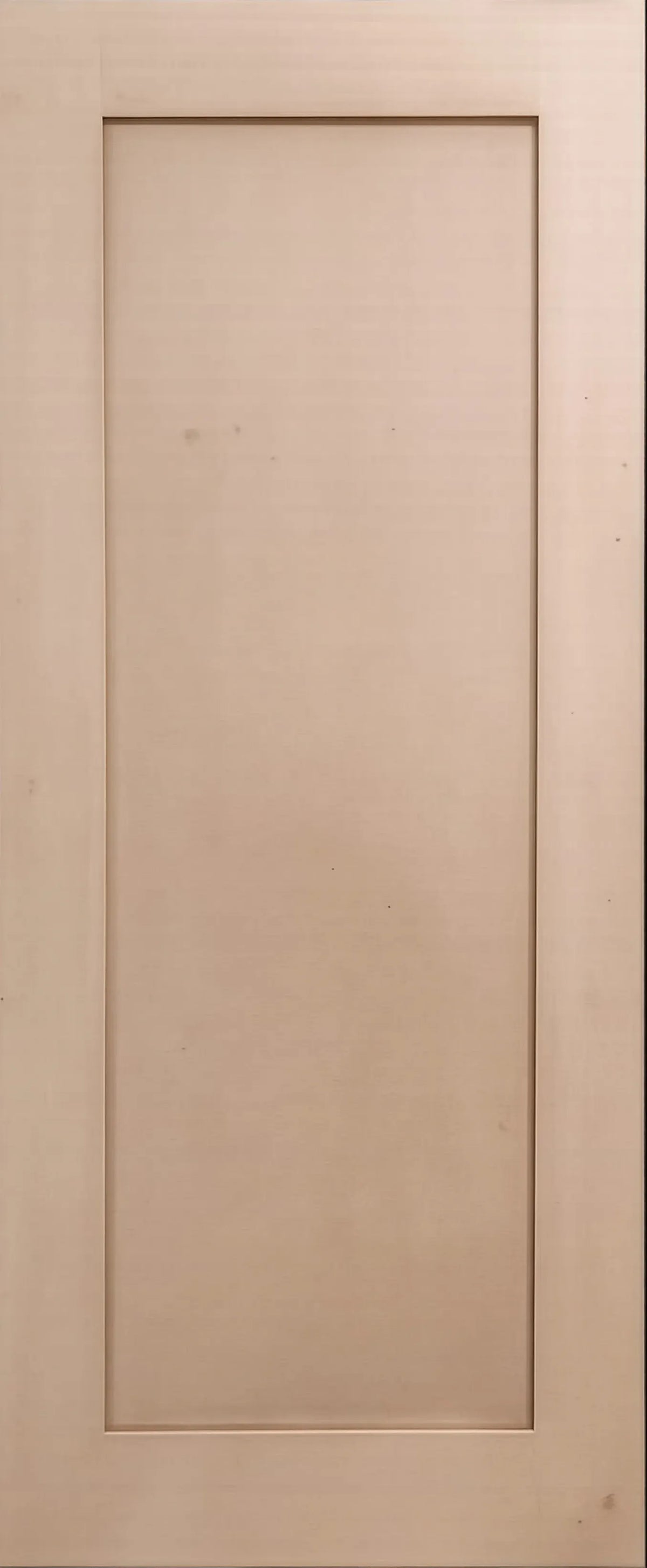 MDF medium-duty 1 panel shaker door with recessed centre panel, supplied unfinished, 813 × 2032mm