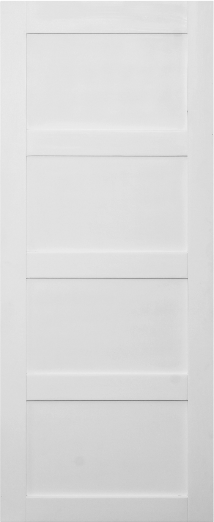 White Primed Pine 4 Panel Shaker Interior Door 813x2032mm