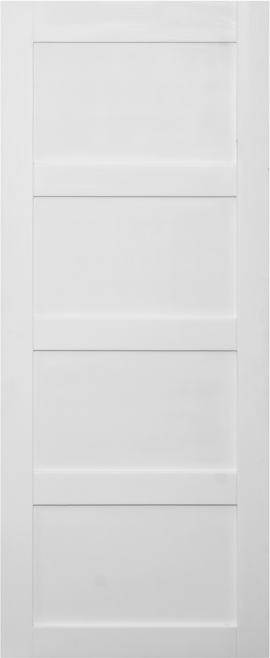 White Primed Pine 4 Panel Shaker Interior Door 813x2032mm