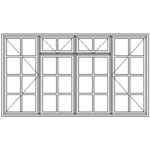 ND22F Small Pane - Small Pane Casement - Doors Direct | Doors Direct