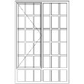 Picture of SD52/G Strongwood Security Window 1155W X 1775H