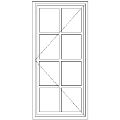 Picture of WD1 Small Pane 540W X 1195H