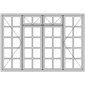 Picture of WD522F Small Pane 2100W X 1460H