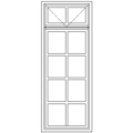 Picture of WD55F Small Pane540W X 1460H