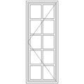 Picture of BD51 Small Pane 574W X 1490H