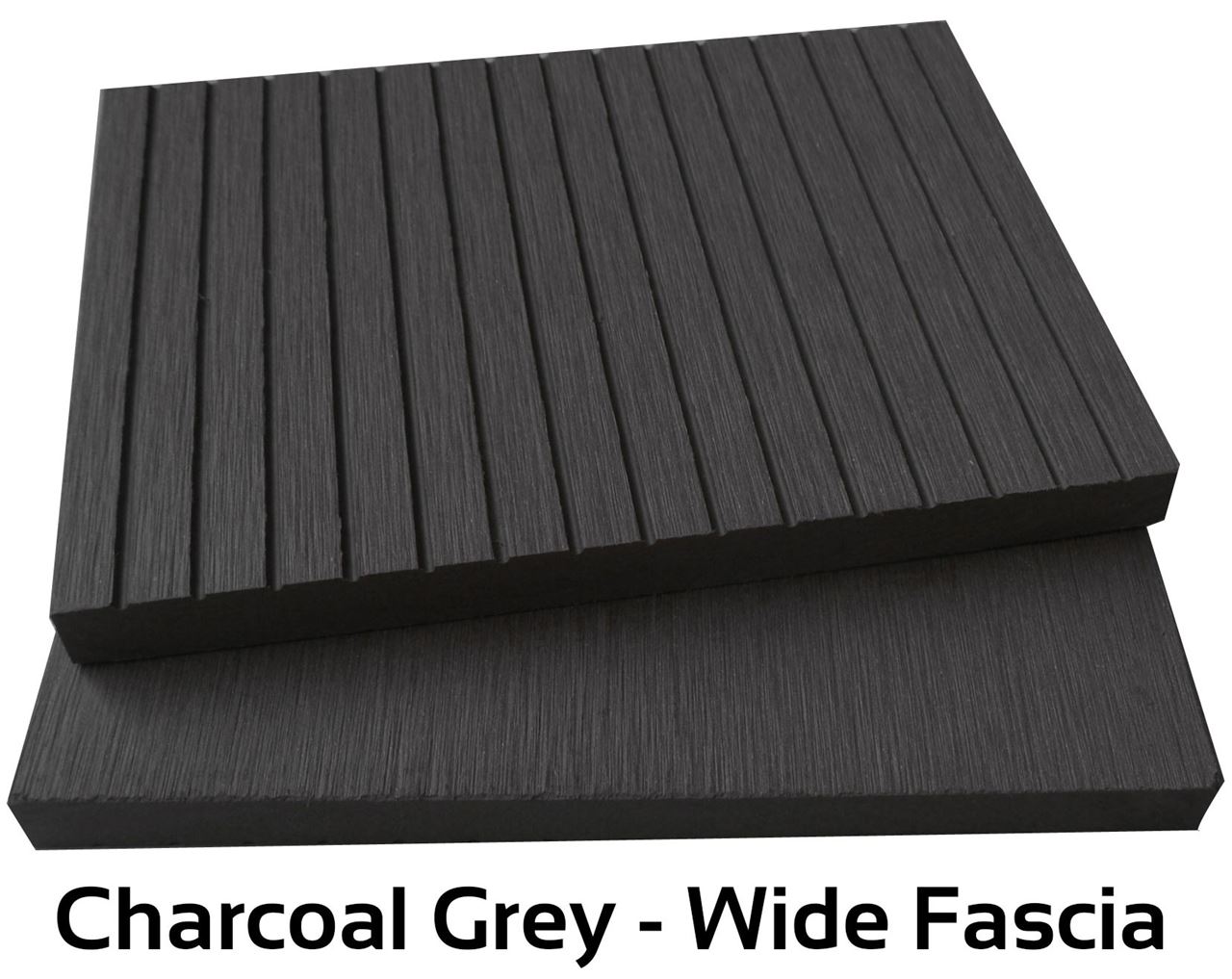 Charcoal Grey Wide Fascia Board Composite Decking Cladding And Fascia