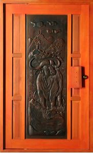 Picture of Buffalo Pivot Door Pre-Hung 1200 X 2032
