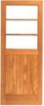 Wooden Door With 3 Glass Pane's | Product Image | Shop Online With DoorsDirect