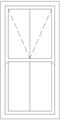 Picture of 900W X 1800H Victorian Mock Sash Window