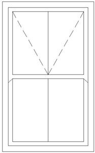 Picture of 1200W X 2100H Victorian Mock Sash Window
