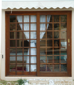 Picture of 2400mm Wide Strongwood Slider + Full Pane Ghost LHF