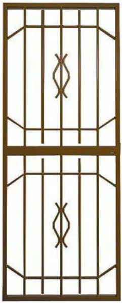 Picture of Trendi Bronze Lockable Security Gate 770mm x 1950mm