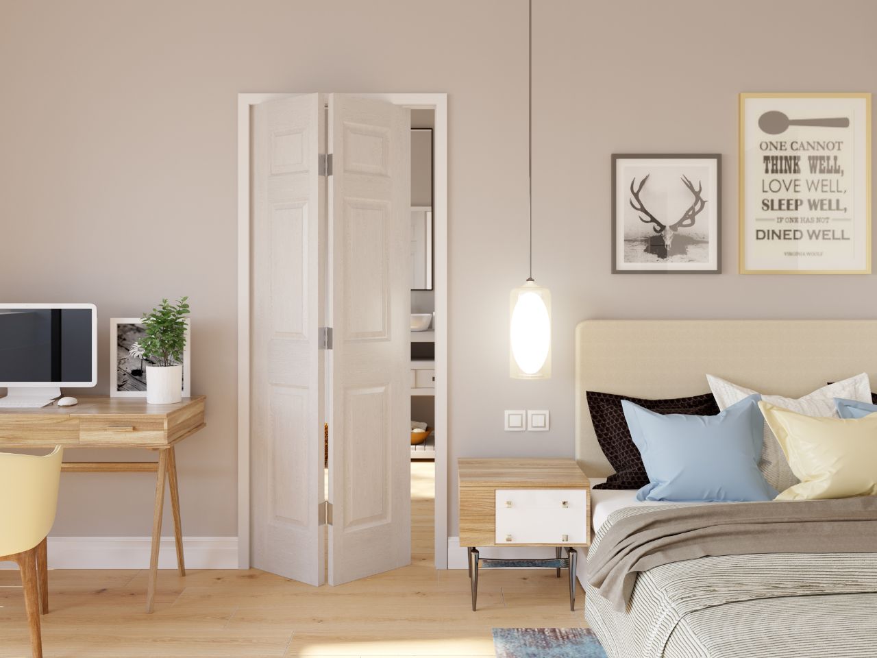 Bi-Fold Townhouse| Interior Doors | Deep Moulded Doors | | Doors Direct