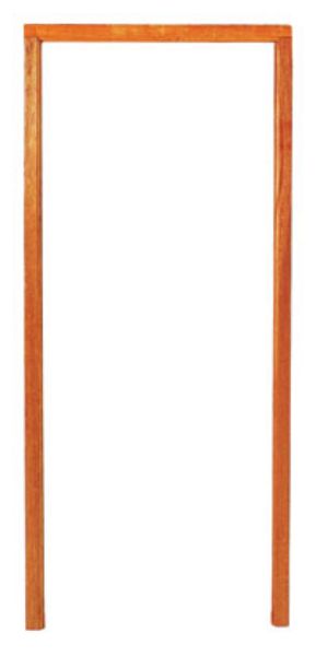 Secondary image showing a picture of the 813 mm x 2032 mm No Cill Door Frame 56 x 80 mm Frame in stained wood