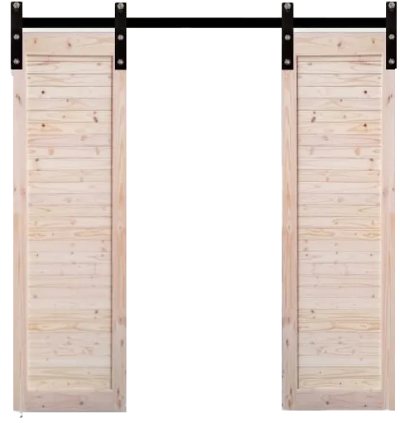 Picture of Double Horizontal Pine Barn Door 950 X 2100