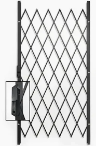 Saftidor B Slamlock Security Gate - 1000mm x 2000mm Charcoal