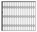 Alu-Glide Security Gate - 2500mm x 2150mm Charcoal