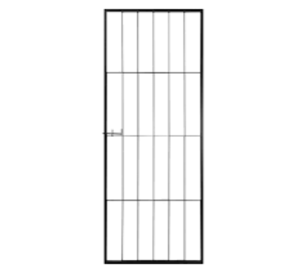 Econo Shootbolt Security Gate - 770mm x 1950mm Charcoal