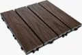 Redwood DIY Decking Tile with Co-Extruded Design